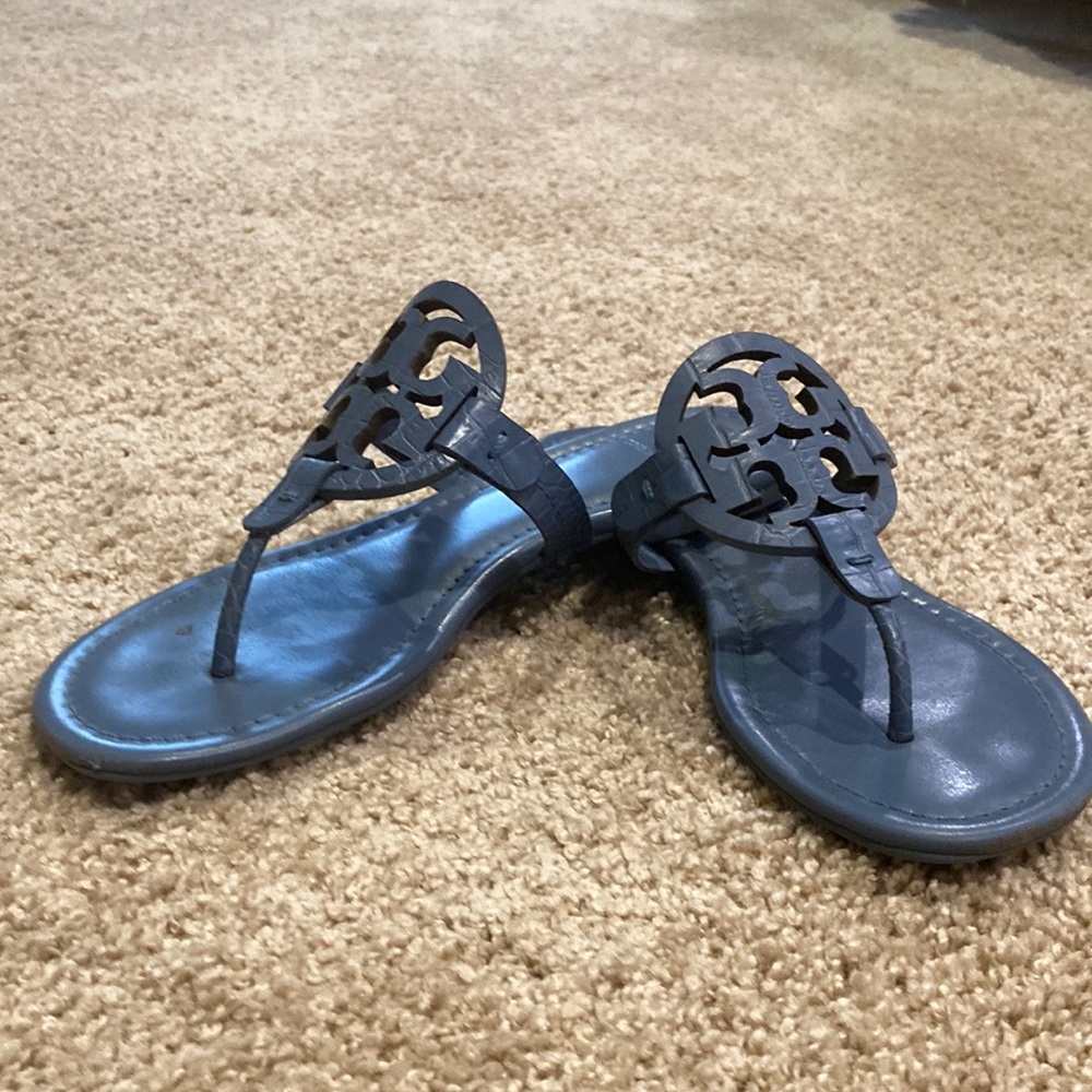 Tory Burch blue miller sandal size 7.5